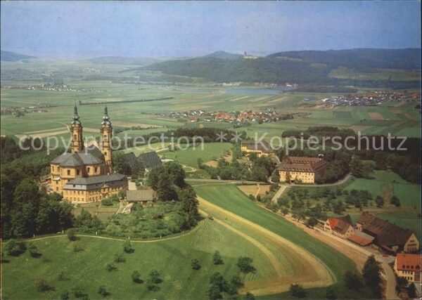 Vierzehnheiligen Basilika mit Blick ins Maintal Fliegera