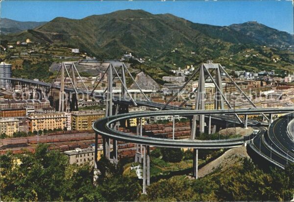 Genova Genua Liguria Polcevera Viadukt