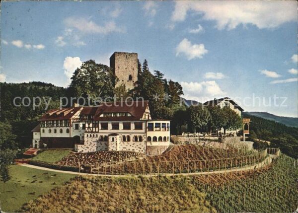 Buehl Baden Burgruine Alt Windeck Burggaststätte