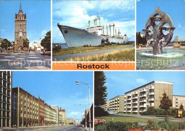 Rostock Kröpeliner Tor Traditionsschiff Typ Fri
