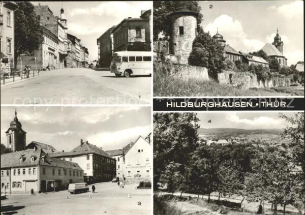 Hildburghausen Karl Marx Strasse Stadtmauer Goetheplat