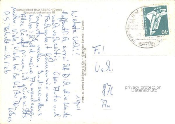 Bad Abbach Rheuma Krankenhaus Schwefelbad – Bild 2