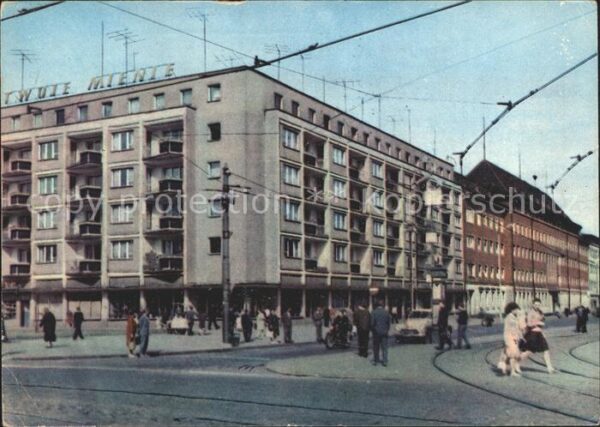 Szczecin Stettin Skrzyzowanie Alei Wyzwolenia i placu Zo