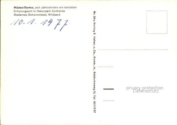 Mueden Oertze Kirche Glockenturm 12. Jhdt. Flussparti – Bild 2