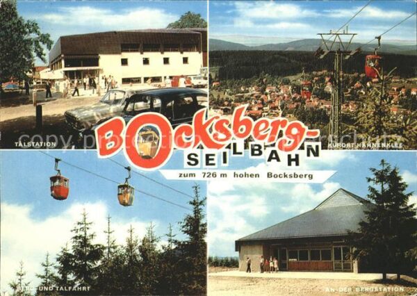 Hahnenklee-Bockswiese Harz Bocksberg Seilbahn Talstation Bergstati