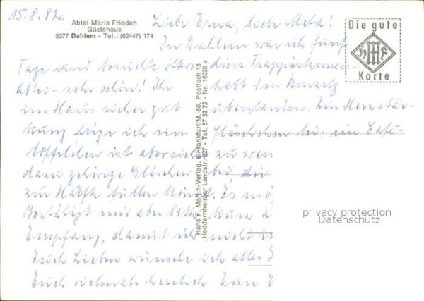 Dahlem Kall Abtei Maria Frieden – Bild 2