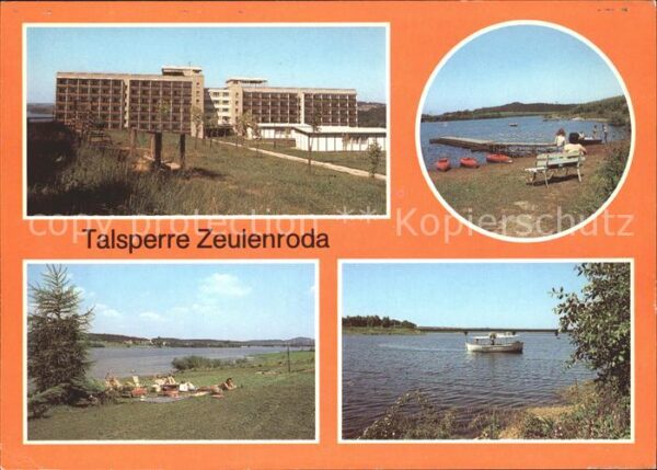 Zeulenroda FDGB Erholungsheim Talsperre Zeulenroda