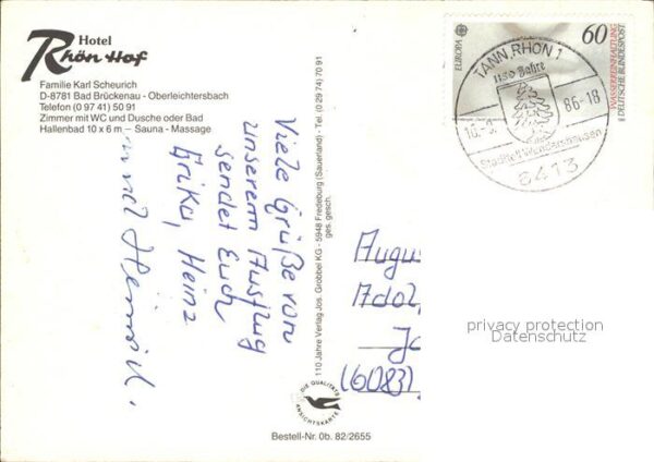 Oberleichtersbach Hotel Rhön Hof Restaurant – Bild 2