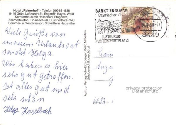 Gruen St Englmar Hotel Reinerhof – Bild 2