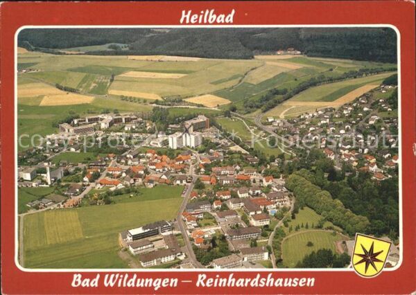Reinhardshausen Heilbad Fliegeraufnahme Wappen
