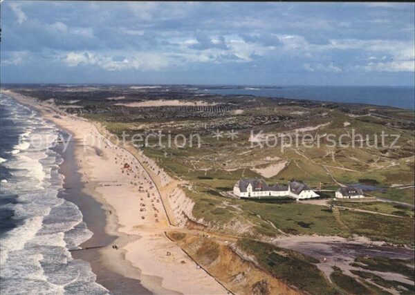 Kampen Sylt Nordseebad Fliegeraufnahme