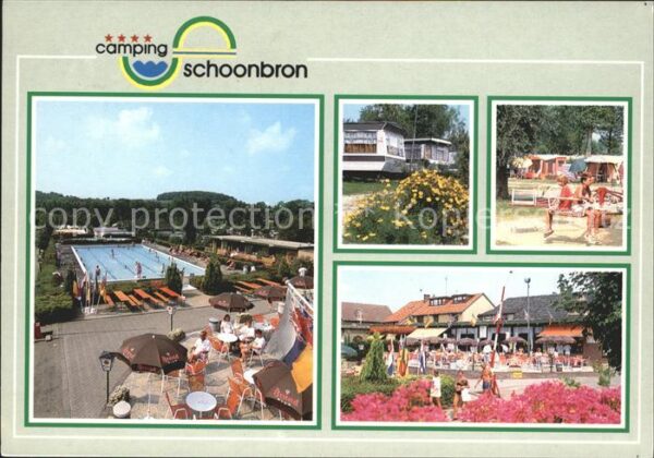 Schin Geul Camping Schoonbron Schwimmbad Terrasse