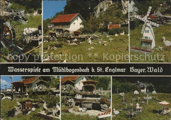 St Englmar Wasserspiele am Mühlenbogenbach Teilans