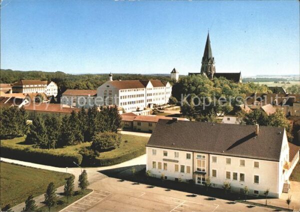 St Ottilien Freiburg Erzabtei Klosteranlage mit Herz Jesu Ki