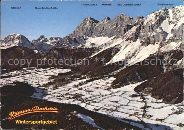 Ramsau Dachstein Steiermark Hochplateau mit Dachsteinsüdwänden Bisc