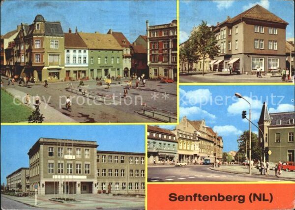 Senftenberg Niederlausitz Platz der Freundschaft Bahnhofstr HOG S