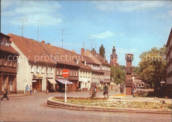 Spremberg Niederlausitz Dorfpartie Monument Kirchturm
