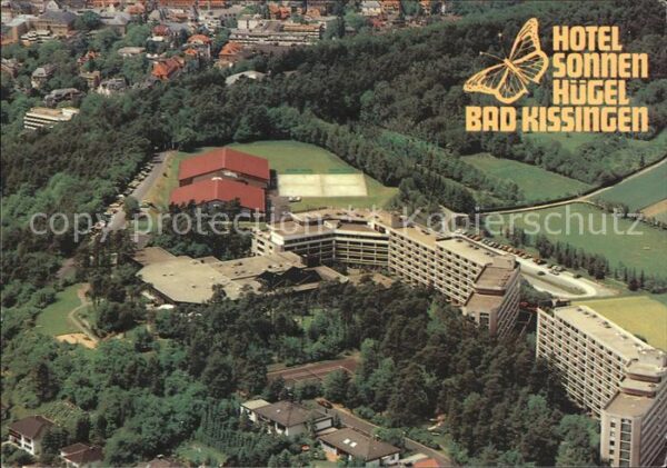 Bad Kissingen Hotel Sonnenhügel Fliegeraufnahme