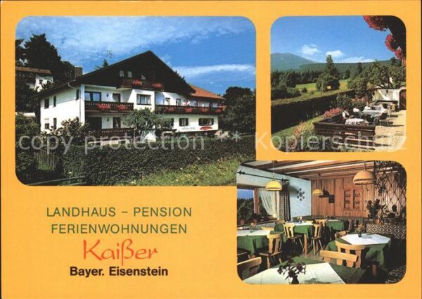 Bayerisch Eisenstein Landhaus Pension Kaisser Freiterrasse G