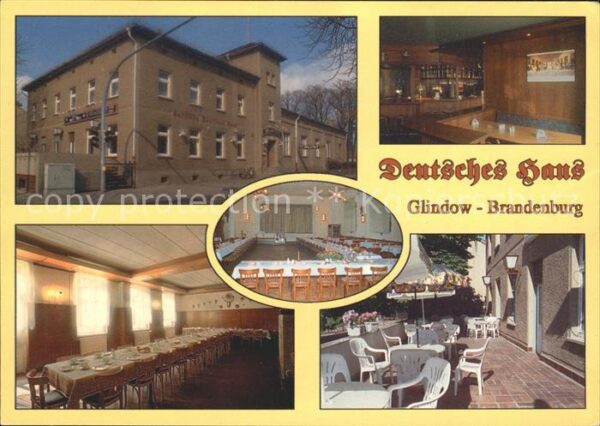 Glindow Deutsches Haus Speisessal Bar Terrasse