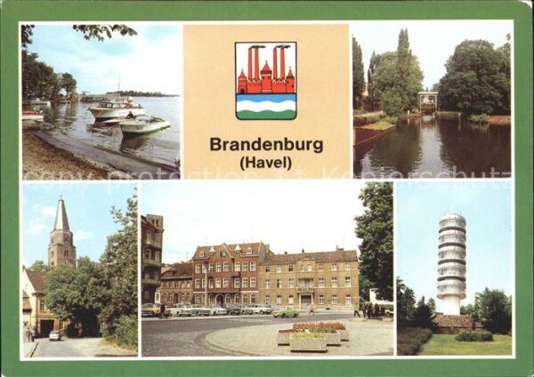 Brandenburg Havel An der Malge Schleuse Dom Altstädter Ma