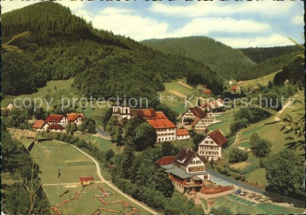 Bad Rippoldsau Schwarzwald Klösterle Reichenbach mit Minigolfplatz
