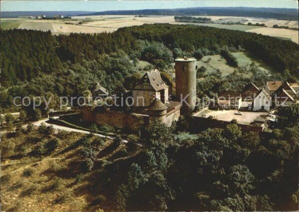 Trendelburg Burghotel und Haus am Wald Fliegeraufna
