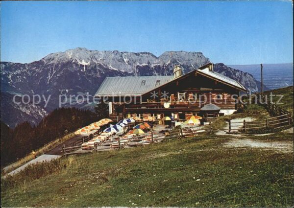 Oberau Berchtesgaden Rossfeld Skihütte Terrasse