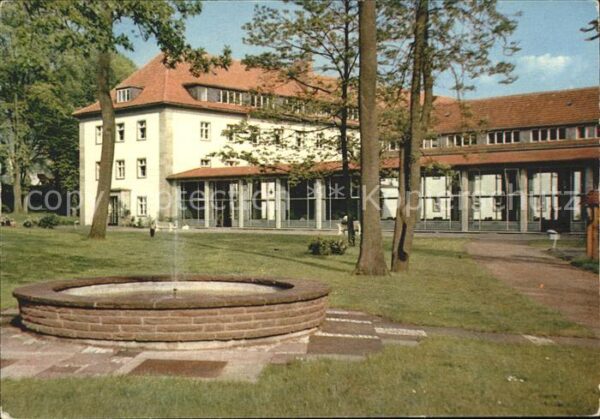 Bad Driburg Versorgungs Kuranstalt Springbrunnen
