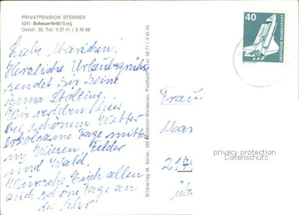 Scheuerfeld Sieg Privatpension Stebner – Bild 2