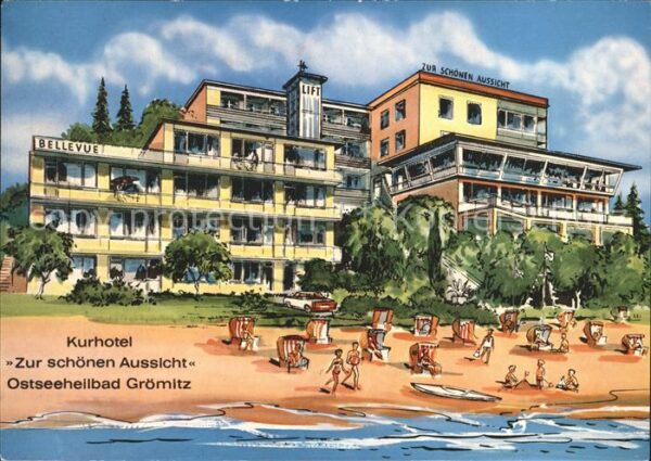 Groemitz Ostseebad Kurhotel Zur schönen Aussicht Illustrat
