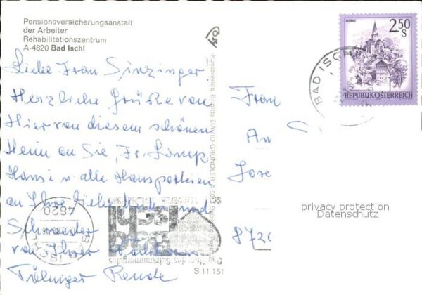 Bad Ischl Salzkammergut Rehabilitationszentrum Pensionsversiche – Bild 2