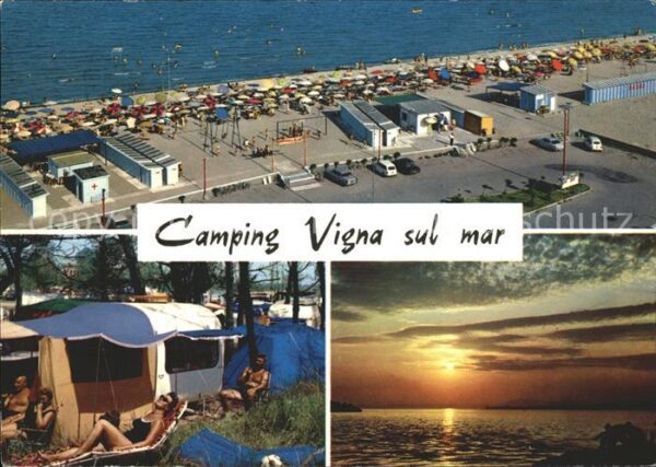 Lido di Pomposa Camping Vigna sul mar Strand Seepanoram