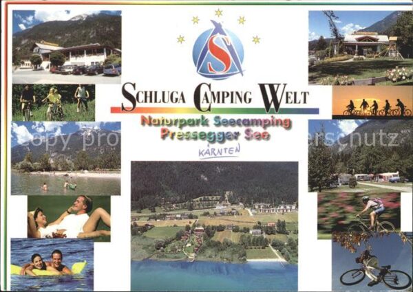 Hermagor Kaernten Schluga Camping Welt Naturpark Seecampi