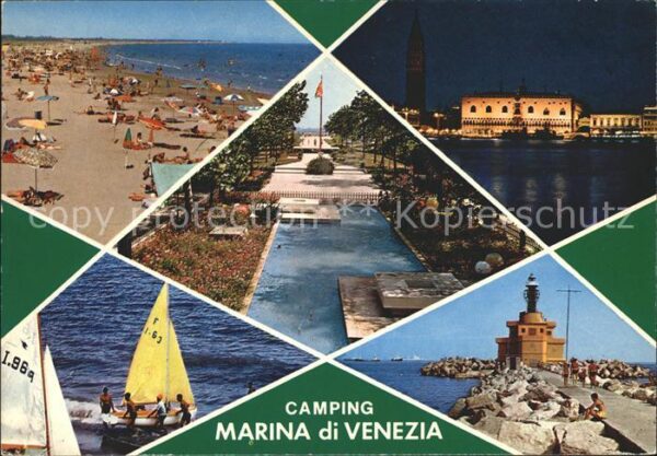 Punta Sabbioni bei Nacht Camping Marina di Venezia Str