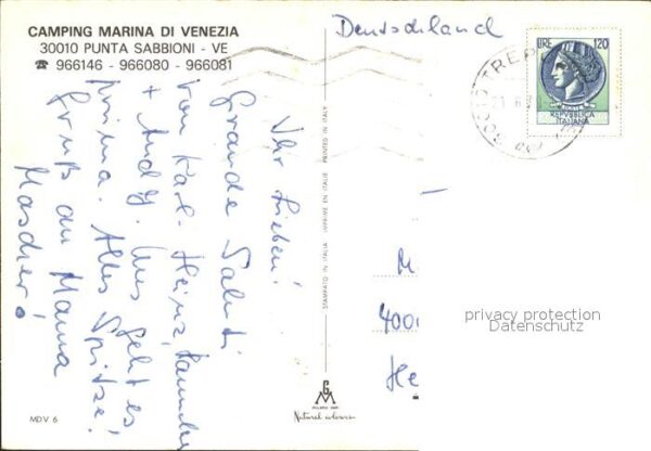 Punta Sabbioni bei Nacht Camping Marina di Venezia Str – Bild 2