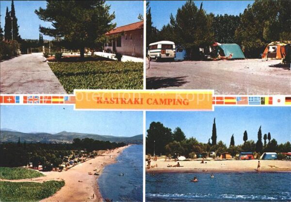 Nauplia Nauplion Kastraki Camping Strandpartien Panorama
