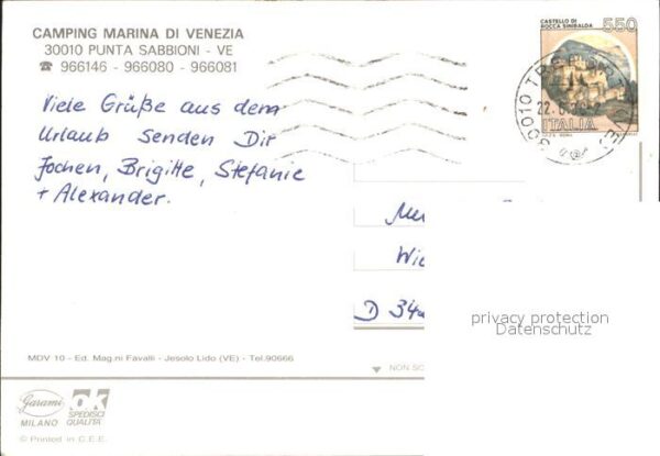 Punta Sabbioni Camping Marina di Venezia Strandpartie – Bild 2