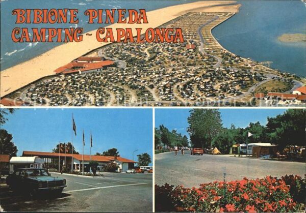 Bibione Fliegeraufnahme Camping Capalonga Teila
