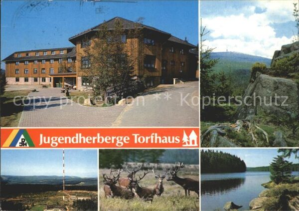 Torfhaus Harz Jugendherberge Torfhaus Sendemast Hirsc