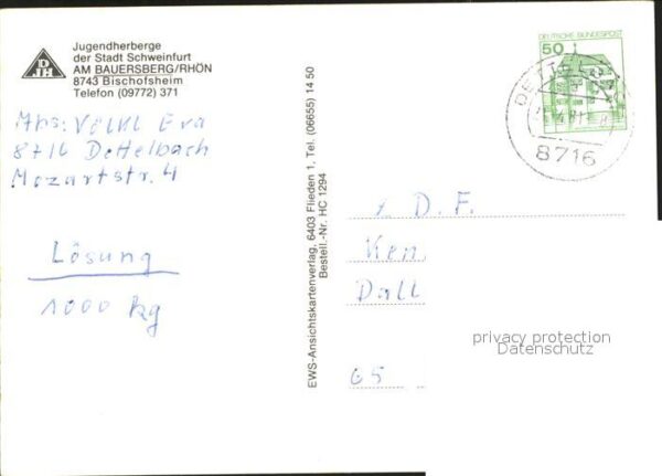 Bischofsheim Rhoen Jugendherberge Am Bauersberg Zelte Gloc – Bild 2