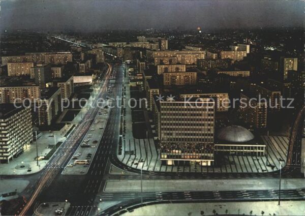 Berlin Karl Marx Allee Blick vom Interhotel St
