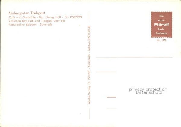 Trebgast Cafe und Gaststätte Malergarten Trebgas – Bild 2
