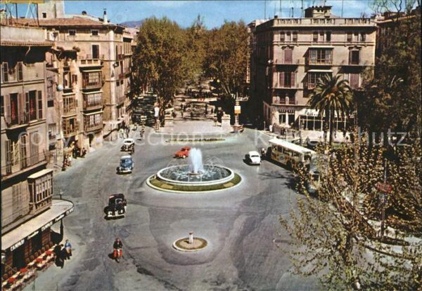 Palma de Mallorca Piaza de la Reina y Paseo del Generalis