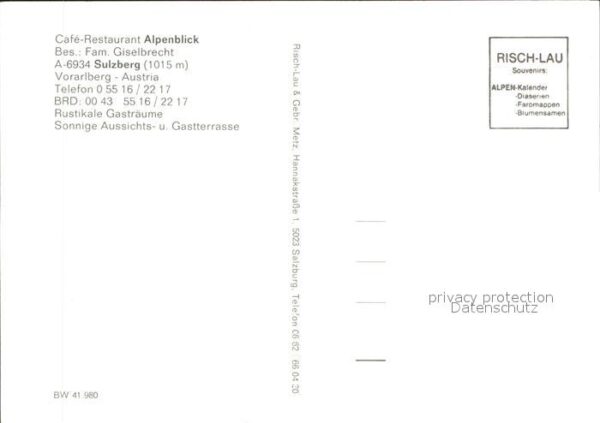 Sulzberg Vorarlberg Cafe Restaurant Alpenblick Terrasse – Bild 2
