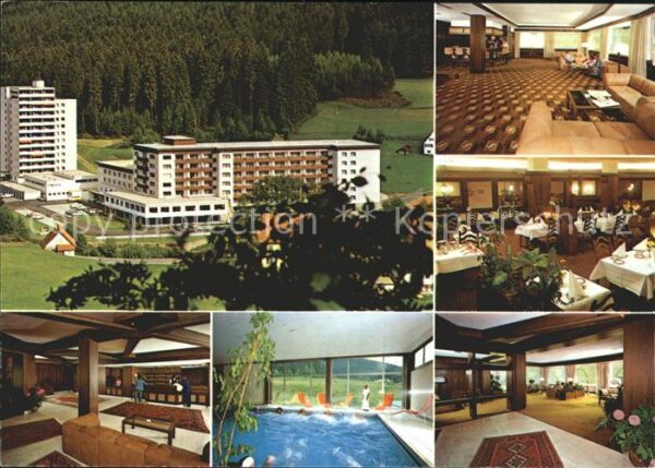 Baiersbronn Schwarzwald Schwarzwald Sanatorium Obertal Hotelhal