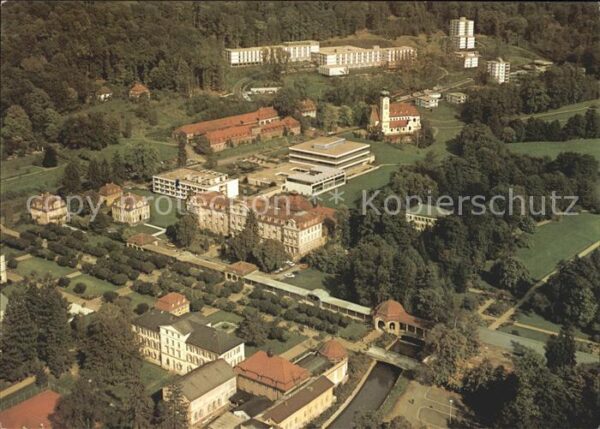 Bad Brueckenau Kurpark Kurhaus Kirche Hartwald Kurklin