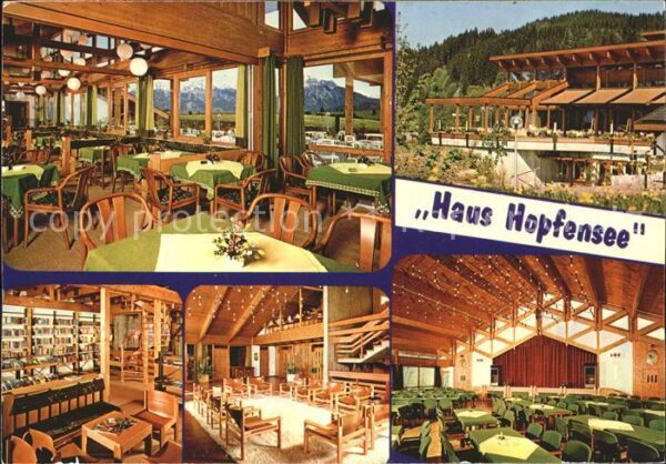 Fuessen Allgaeu Haus Hopfensee Gasträume Speisesaal
