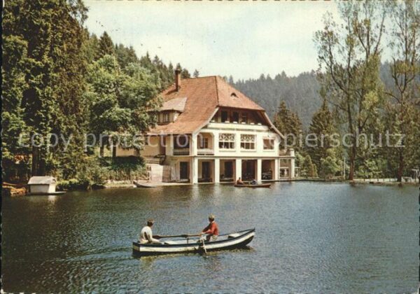 Freudenstadt Langwaldsee Bootspartie