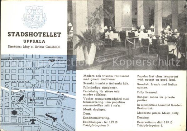 Uppsala Stadshotellet Uppsala Gastraum